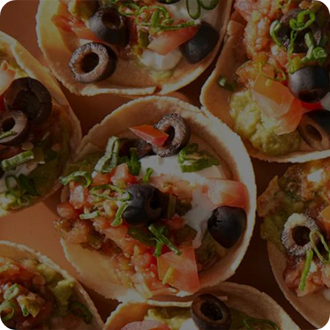 Mini 7 Layer Cups in gobbleright wraps