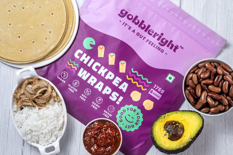 Soy Free Chickpea Wraps