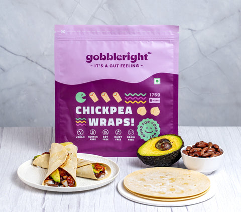 Dairy Free Chickpea Wraps