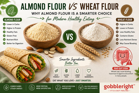 Almond Flour vs Wheat Flour: Why Almond Flour Is a Smarter Choice for Modern Healthy Eating