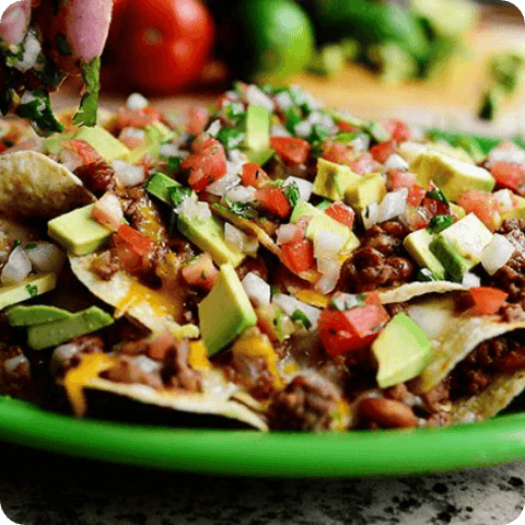 Loaded Nachos with gobbleright’s crunchies