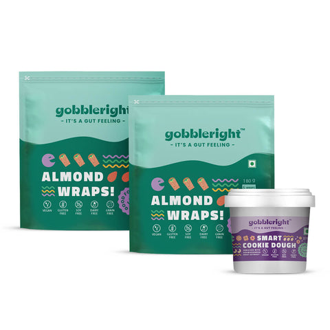 2 Almond wraps And Smart Cookie Dough (12% OFF)