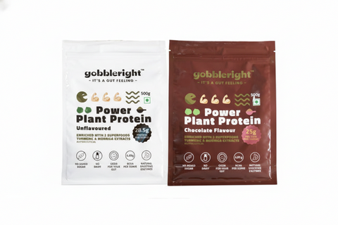 Power Plant Protein  Chocolate 500g + Unflavoured 500g